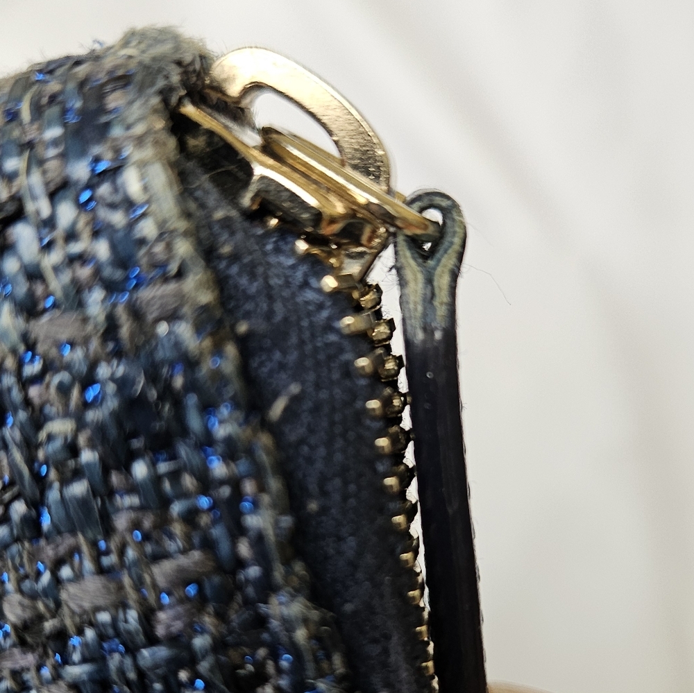 EUC Chanel Deauville Tweed Continental Long Wallet - Picture 7 of 10